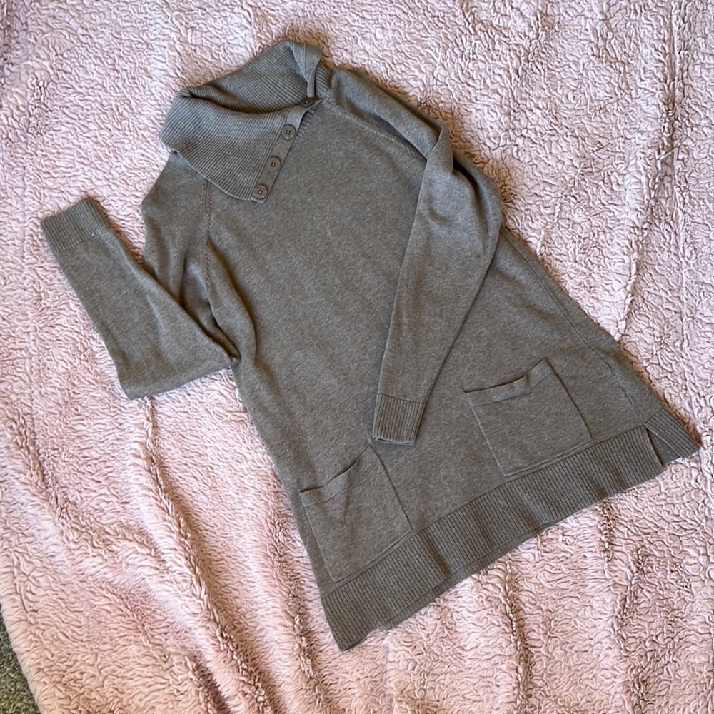 Button Neck Sweater - Picture 2 of 8